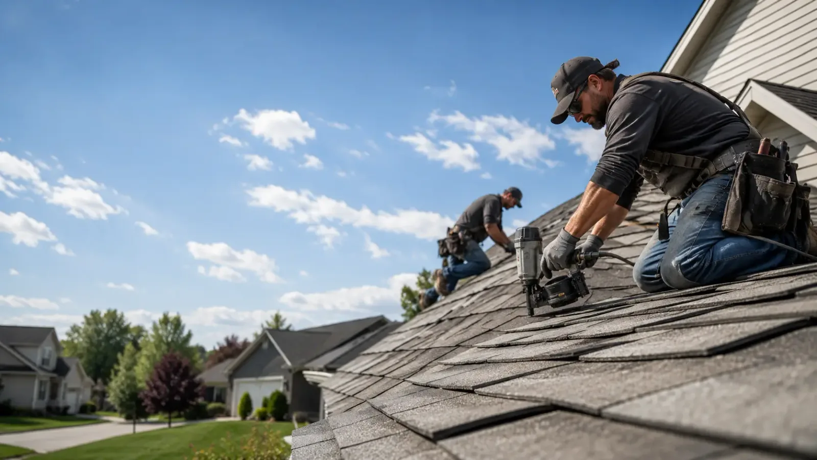 Storm Damage Roof Repair in Houston, MS near me